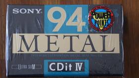 140m Sony 027242204898 94 Metal Cassette Tape Cdit Iv Factory Sealed / Nos Japan 2-pack