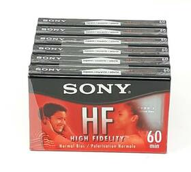 Sony 027242227668 Hf 60 6 Pack Blank Audio Cassettes Recordable Brand New High Fidelity Tape