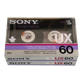 Sony 027242404342 Ux 60 Type Ii Cassette Tapes Lot Of 2