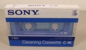 Sony 027242404854 C-1k Cassette Head Cleaning Tape Sealed Newe Nos Made In Japan Original C1k