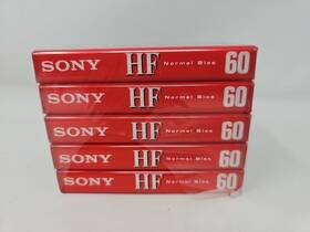 Sony 027242413177 Lot Of 5 Hf 90 Normal Bias Blank Cassette Tapes Sealed