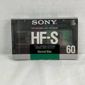 Sony 027242413184 Hf S 60 Vs. Iii Type I Blank Cassette Tape 1 Sealed . A
