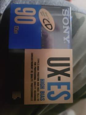 Sony 027242431393 Ux-es 90 Type Ii Blank Cassette Tape 1 Sealed
