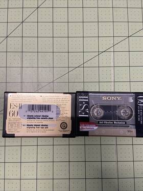 Sony 027242441910 Es Ii 60 1991 Japan Type Blank Cassette Tapes Qty 2 Sealed