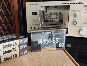 Sony 027242445826 Metal-es Type Iv 90 Minute Brand New Sealed Blank Cassette Tape