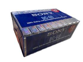 Dc-60 Sony 027242482159 Sealed 10-pack 100% End-to-end Recordable Dictation Cassettes 17z