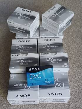 Dvm60pr4 Sony 027242524613 Lot Of 50 Tapes - Minidv 60 M Inch New Unopened Boxes Free Ship