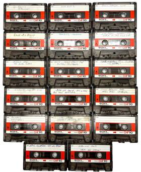 197881 Sony Chf 90 Type I Cassette Lot Of 17 Vierge Tape Used 1978 / 81 Era