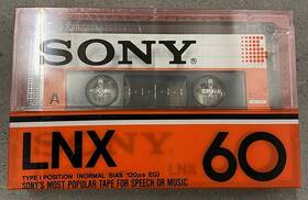 2-470-144-94 Sony Vintage Sealed Lnx 60 New Blank Cassette Tape Type 1 Position Normal Bias