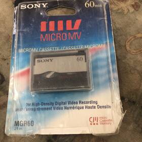 27242-59066 Sony Micromv Mgr60 For Hi Density Digital Video Recording 60 Minutes