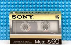 Sony 901780001842 Metal S 60 1986 Japan Type Iv Blank Cassette Tape 1 Sealed