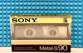 Sony 901780001859 Metal S 90 1986 Japan Type Iv Blank Cassette Tape 1 Sealed