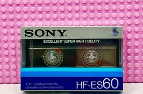 Sony 901780001873 Hf Es 60 1985 Japan Type I Blank Cassette Tape 1 Sealed