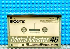 Sony 901780055111 Metal Master 46 Type Iv Blank Cassette Tape 1 Sealed