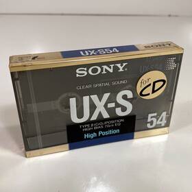 Sony 901780065905 Ux-s 60 Type Ii Blank Cassette Tape Sealed