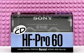 Sony 901780066018 Hf Pro 60 1989 Japan Type I Blank Cassette Tape 1 Sealed