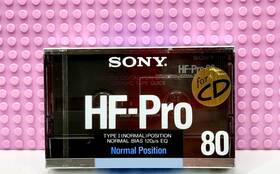 Sony 901780068920 Hf Pro 80 1988 Japan Type I Blank Cassette Tape 1 Sealed