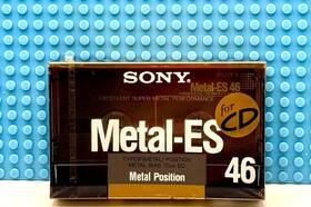 Sony 901780068944 Metal Es 46 1988 Usa Type Iv Blank Cassette Tape 1 Sealed