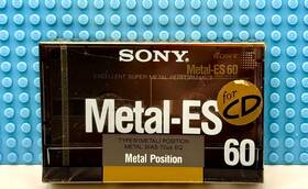 Sony 901780068968 Metal Es 60 1988 Usa Type Iv Blank Cassette Tape 1 Sealed