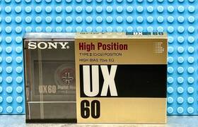 Sony 901780094639 Ux 60 Vs. Xiii Type Ii Blank Cassette Tape 1 Sealed