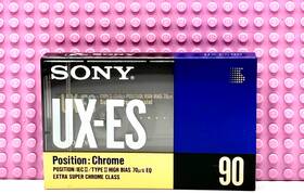 Sony 901780131020 Ux-es 90 1990 Europe Type Ii Blank Cassette Tape 1 Sealed