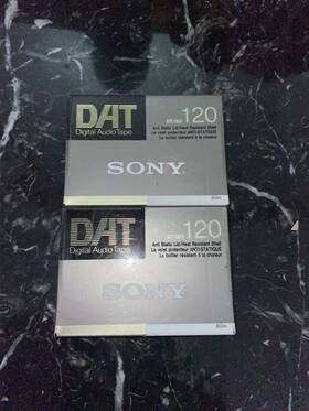 Dt-120 Sony 901780167838 Dat New Sealed Lot Of 2