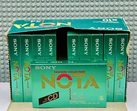 Sony 901780196876 Nota Fashion Green Type I 10 Pack Blank Cassette Tapes 5 Sealed
