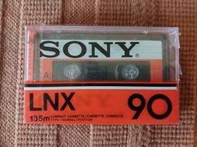 135m Sony 901780198542 Lnx 90 Blank Audio Cassette Tape New Sealed