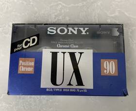 Sony 901780198894 Ux 90 Chrome Class Position High Bias Type Ii Blank Audio Cassette Italy