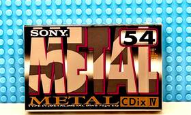 Sony 901780219407 Cdix Iv Metal 54 1992 Japan Blank Cassette Tape 1 Sealed