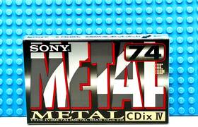 Sony 901780219520 Cdix Iv Metal 74 Vs I Blank Cassette Tape 1 Sealed