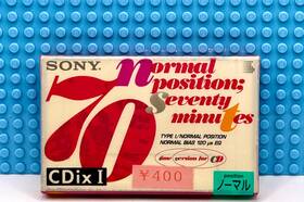 Sony 901780270552 Cdix-i 70 1994 Japan Type I Blank Cassette Tape 1 Sealed