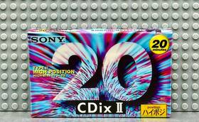 Sony 901780270941 Cdix-ii 20 Vs. Vii Type Ii Blank Cassette Tape 1 Sealed