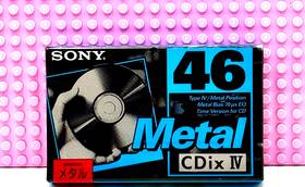 Sony 901780271504 Cdix Iv Metal 46 1994 Japan Blank Cassette Tape 1 Sealed