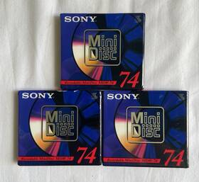 Mdw-74 Sony 901780288793 Lot Of 3 Recordable Mini Disc Brand New Sealed Please Read