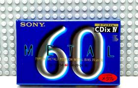 Sony 901780330416 Cdix Iv Metal 60 1995 Japan Blank Cassette Tape 1 Sealed