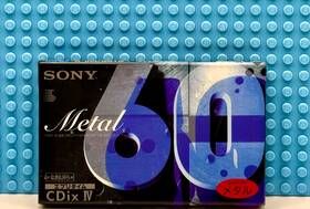 Sony 901780385713 Cdix Iv Metal 60 1996 Japan Blank Cassette Tape 1 Sealed