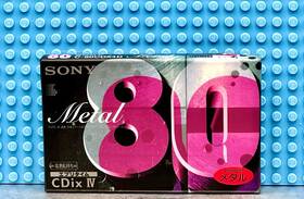 Sony 901780385959 Cdix Iv Metal 80 Vs V Blank Cassette Tape 1 Sealed