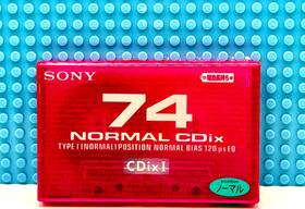 Sony 901780454235 Cdix-i 74 Type I Blank Cassette Tape 1 Sealed