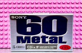 Sony 901780455294 Cdix Iv Metal 60 Vs Vi Blank Cassette Tape 1 Sealed