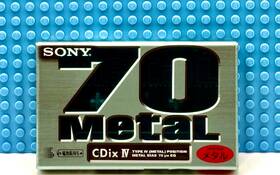 Sony 901780455355 Cdix Iv Metal 70 1997 Japan Blank Cassette Tape 1 Sealed