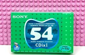 Sony 901780575831 Cdix-i 54 1999 Japan Type I Blank Cassette Tape 1 Sealed