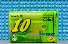 Sony 901780577521 Cdix-ii 10 Vs. I Type Ii Blank Cassette Tape 1 Sealed