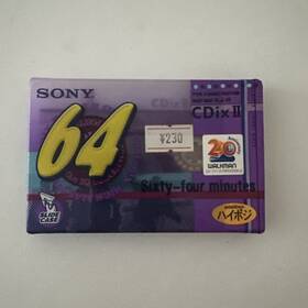 Sony 901780577675 Cdix-ii 64 Vs. I Type Ii Blank Cassette Tape 1 Sealed