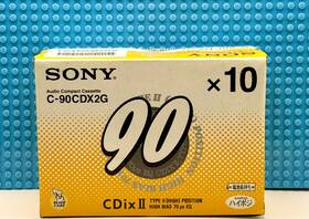 Sony 901780577804 Cdix-ii 90 1999 Japan Type Ii Box Of 10 Tapes Sealed