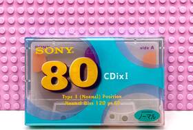 Sony 901780652990 Cdix-i 80 2000 Japan Type I Blank Cassette Tape 1 Sealed