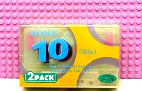 Sony 901780653119 Cdix I 10 Twin Pack 2000 Japan Type Cassette Tapes 2 Sealed
