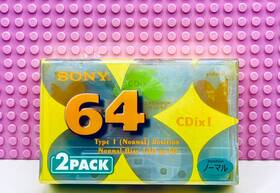 Sony 901780653263 Cdix I 64 Twin Pack 2000 Japan Type Cassette Tapes 2 Sealed