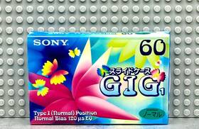 Sony 901780673582 Gig 1 60 Vs. V Type I Blank Cassette Tape Sealed