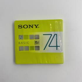 Mdw74bc Sony 905524325430 Md 74 Basic Yellow Blank Mini Disc 1 Sealed